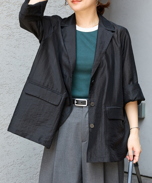 JOURNAL STANDARD レーヨンナイロンジャケット ナイロンジャケット（JOURNAL STANDARD／レディースファッション