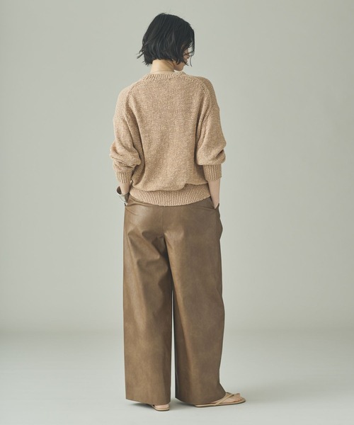 Curensology（カレンソロジー） パンツ /ヴィンテージフェイクレザー