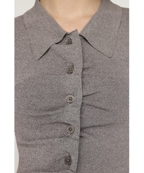 SLY ニット セーター FRONT BUTTON KNIT TOPS フロントボタン