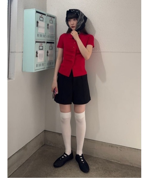 SLY ニット セーター FRONT BUTTON KNIT TOPS フロントボタン