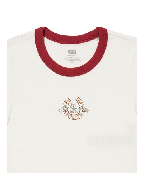 Levi's（リーバイス） tシャツ グラフィック ミニ リンガーTシャツ
