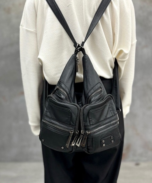 KOYA. ショルダーバッグ 大容量3wayショルダーバッグ メンズ