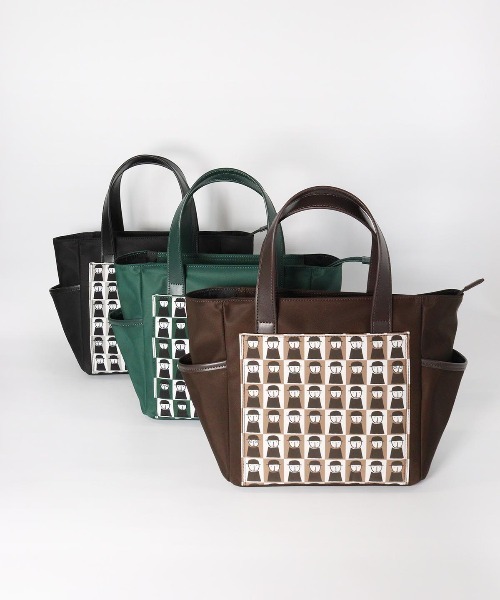 Picone CLUB ゴルフ ブロックチェックピコ柄カートバッグ