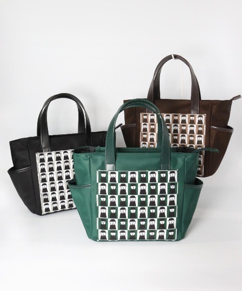 PICONE CLUB 新品未使用　ゴルフ　トートバッグ Picone CLUB ゴルフ ブロックチェックピコ柄カートバッグ