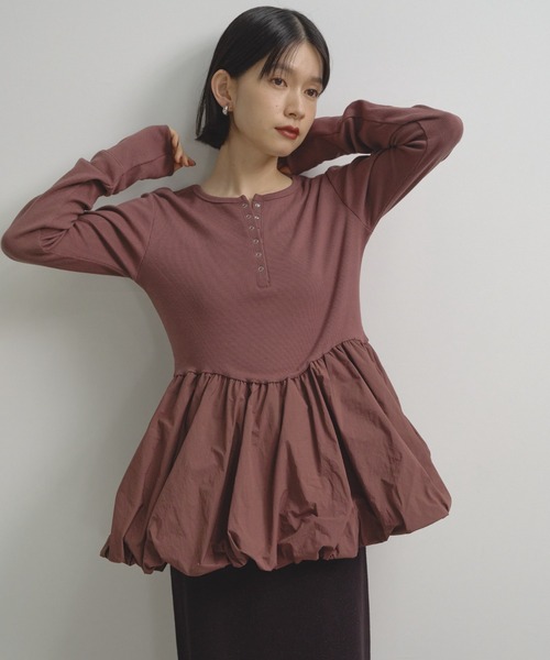 Shelly island（シェリーアイランド） tシャツ ドッキングバルーンロン