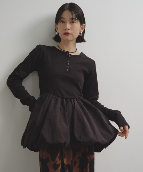 Shelly island（シェリーアイランド） tシャツ ドッキングバルーンロン