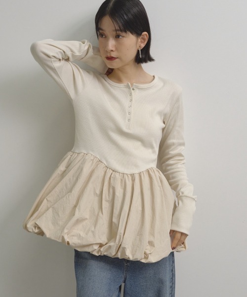 Shelly island（シェリーアイランド） tシャツ ドッキングバルーンロン