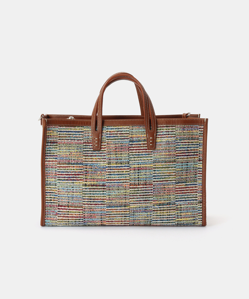 イエナ購入　アバケーション 追加》A VACATION/ア ヴァケーション SEE SAW BAG LINE CHECK