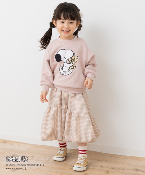 トレーナー 「ピーナッツ」キャラクター 裏毛トレーナー キッズ 子供服 男の子 女の子 | PEANUTS | 12