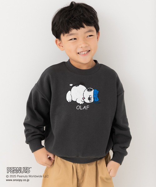 PEANUTS トレーナー 「ピーナッツ」キャラクター 裏毛トレーナー