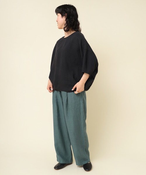 「RNA-N」 半袖ブラウス MEDIUM ブラック レディース_画像6