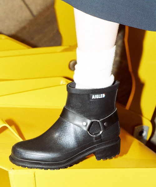 AIGLE（エーグル） 長靴 レインブーツ 防水 エーグルマカダム リング
