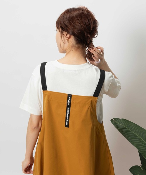 CAMP7（キャンプセブン） サロペットスカート L イエロー レディース