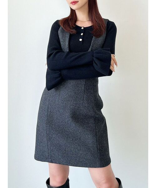 コルセットミニジャンスカ(新品未使用品) RESEXXY（リゼクシー） ジャンパースカート コルセットミニジャンスカ