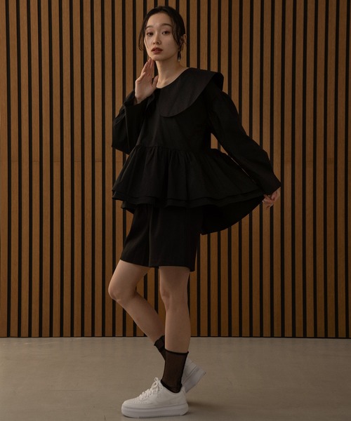 I_am（アイアム） 長袖ブラウス FREE ブラック レディース : ZOZOTOWN