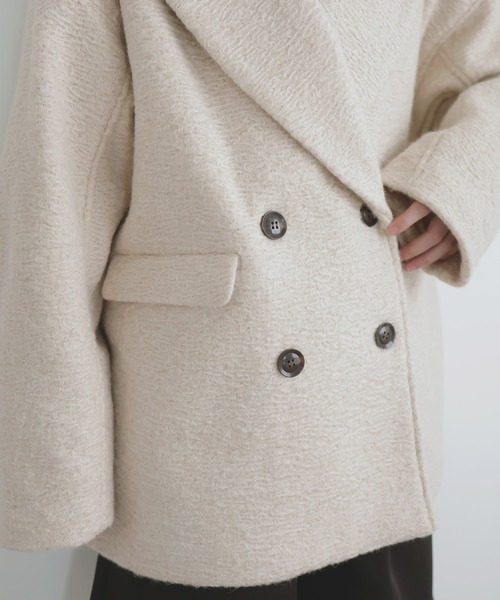 LIAN（リアン） コート チェスターコート ショールカラーカール
