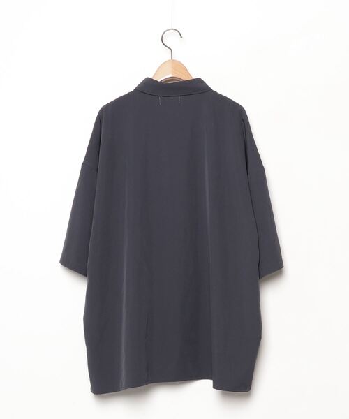 「Rocky Monroe」 7分袖シャツ L チャコールグレー メンズ_画像2