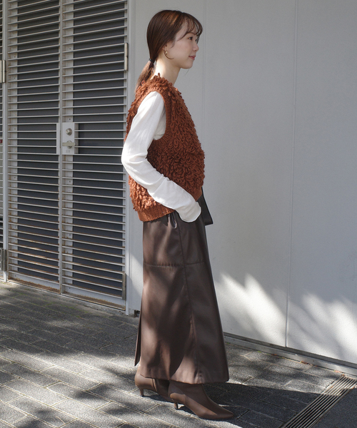 SLOBE IENA（スローブイエナ） ベスト ジレ NEPAL HAND KNIT SLOBE別注