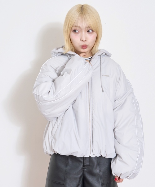 LOVETOXIC ブルゾン アウター ライン裏キルトブルゾン キッズ 子供服