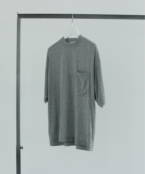「anuke」 半袖Tシャツ FREE グレー レディース_画像8