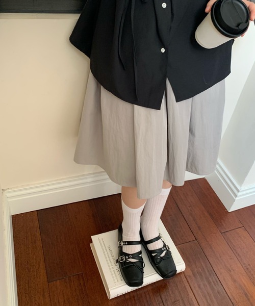 c.u.l シューズ メリージェーン リボン ダブルストラップ フラット