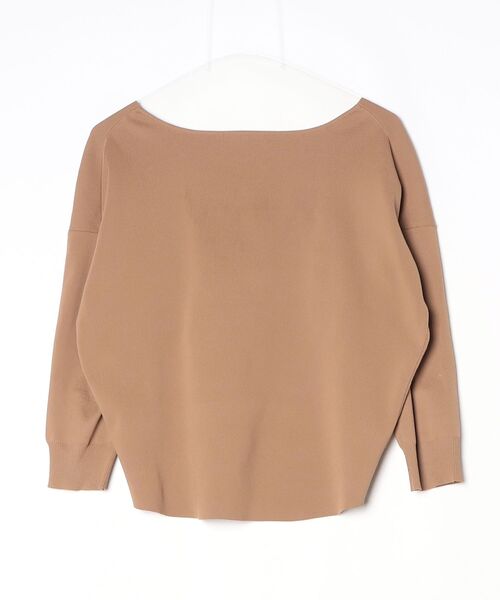 「Rouge Fonce」 長袖ニット - ブラウン レディース_画像2