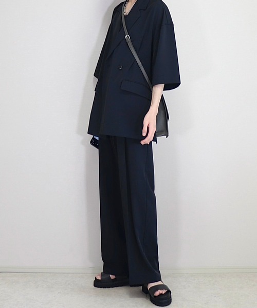 「Loose/ルース」 テーラードジャケット S ブラック メンズ_画像4