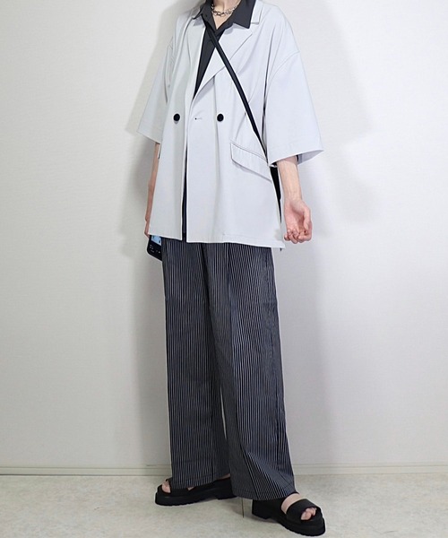 「Loose/ルース」 テーラードジャケット S ブラック メンズ_画像6