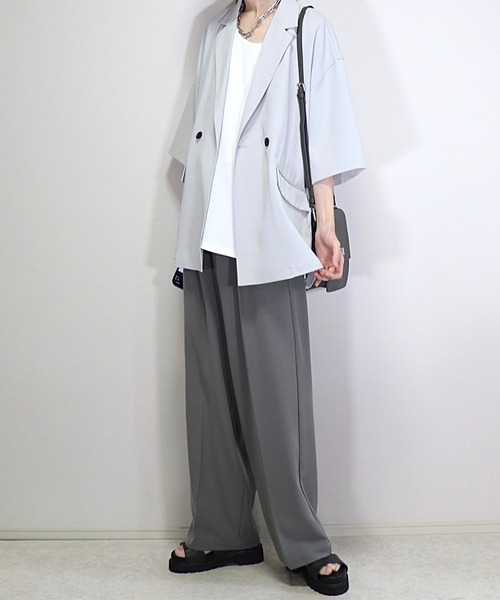 「Loose/ルース」 テーラードジャケット S ブラック メンズ_画像7