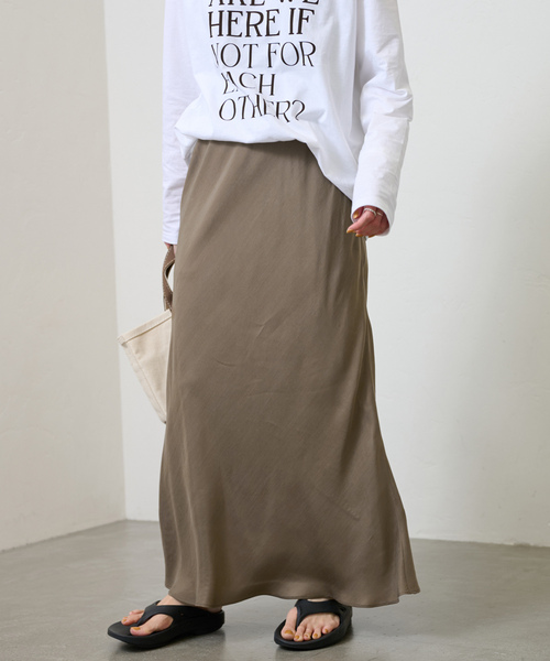 FRAMeWORK フレームワーク ギャザーコクーンスカート 36 未使用品 FRAMeWORK（フレームワーク） ロングスカート 36 ブラック レディース