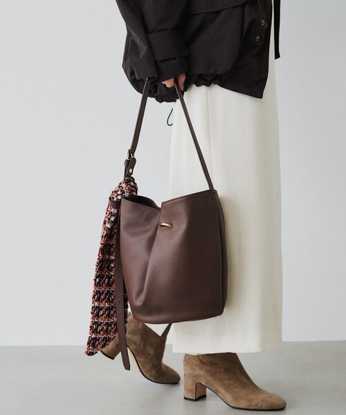 russet（ラシット） ショルダーバッグ バッグ ツイードスカーフ付き