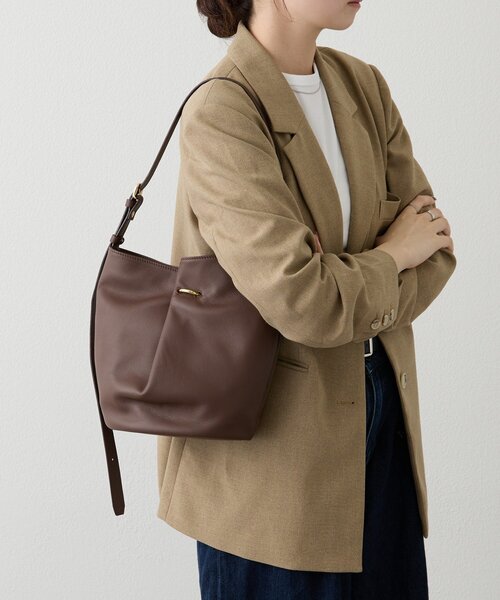 russet（ラシット） ショルダーバッグ バッグ ツイードスカーフ付き