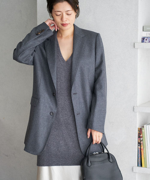 plage（プラージュ） テーラードジャケット 36 グレー レディース
