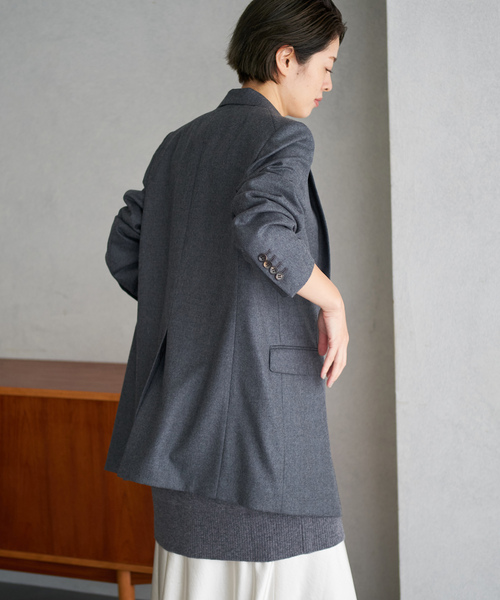 plage（プラージュ） テーラードジャケット 36 グレー レディース