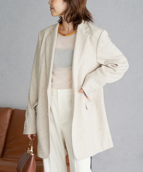 plage（プラージュ） テーラードジャケット 36 グレー レディース