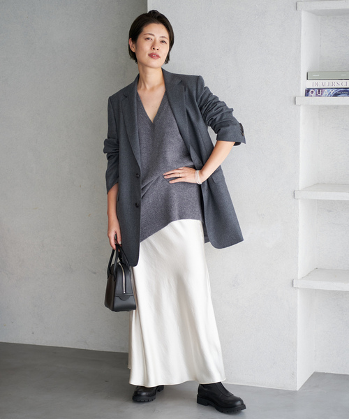 plage（プラージュ） テーラードジャケット 36 グレー レディース