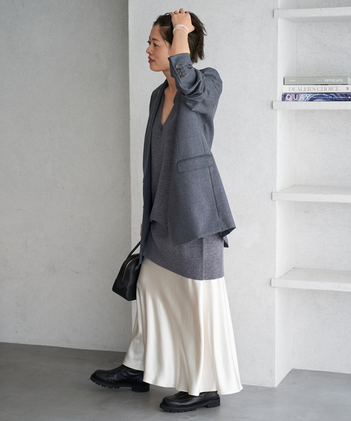 plage（プラージュ） テーラードジャケット 36 グレー レディース