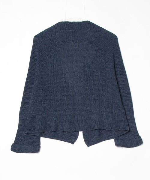 「GOUT COMMUN」 ニットカーディガン 38 ネイビー レディース_画像2