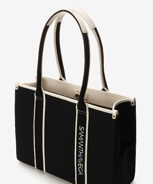「SAMANTHAVEGA」 トートバッグ FREE オフホワイト レディース_画像9