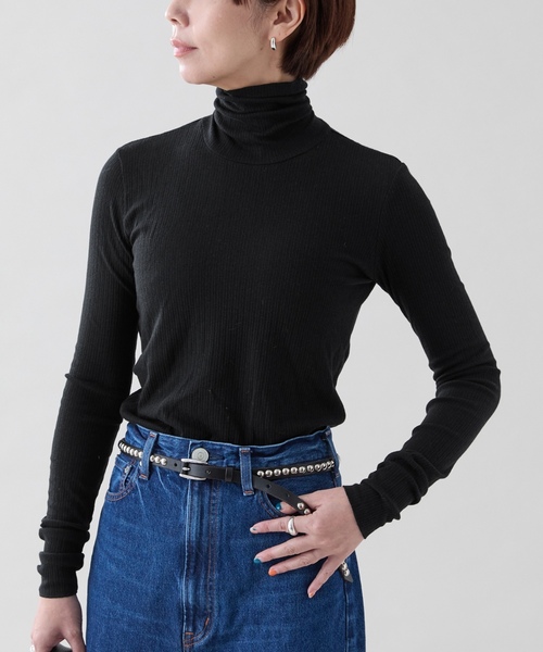 「VERMEIL par iena」 長袖カットソー FREE ブラック レディース_画像3