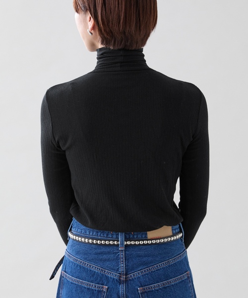 「VERMEIL par iena」 長袖カットソー FREE ブラック レディース_画像5