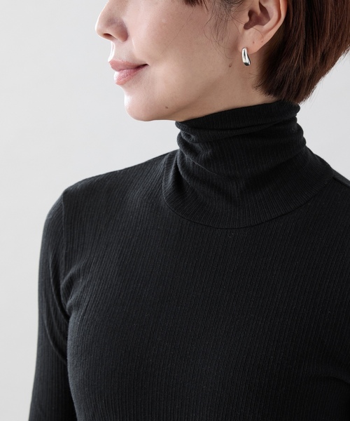 「VERMEIL par iena」 長袖カットソー FREE ブラック レディース_画像7