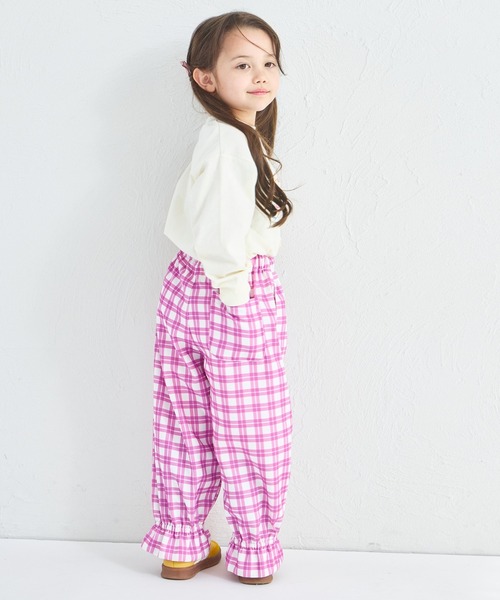 pairmanon（ペアマノン） パンツ ガールズ チェック キャンディシェフ