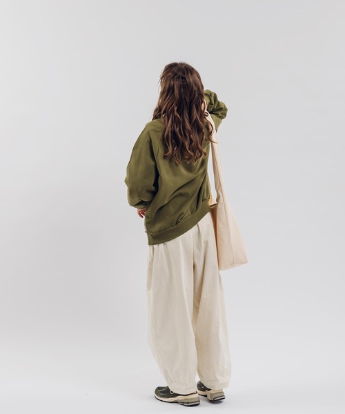 「MUHET」 スウェットカットソー MEDIUM ネイビー レディース_画像9