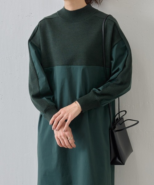 「BEARDSLEY」 ドッキングワンピース FREE ブラック レディース_画像6