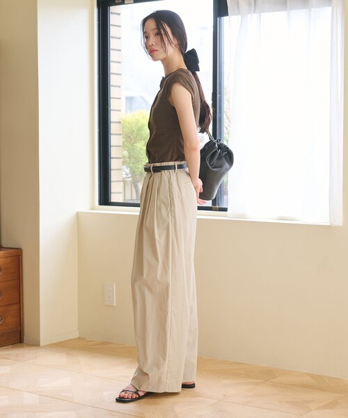 BEAUTY＆YOUTH UNITED ARROWS パンツ ナイロンコットン ワイドタック