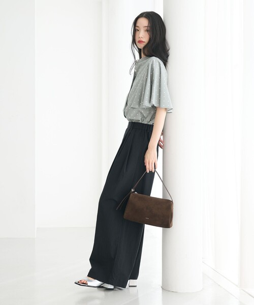 BEAUTY＆YOUTH UNITED ARROWS ワイドパンツ パンツ ナイロンコットン
