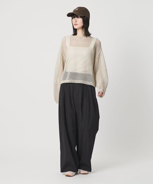 BEAUTY＆YOUTH UNITED ARROWS ワイドパンツ パンツ ナイロンコットン