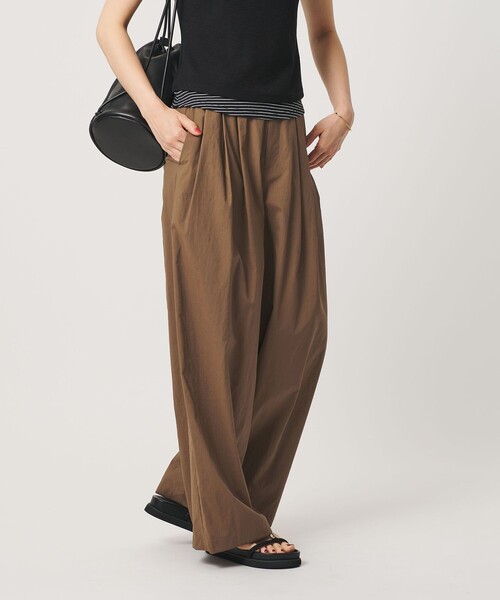 BEAUTY＆YOUTH UNITED ARROWS ワイドパンツ パンツ ナイロンコットン