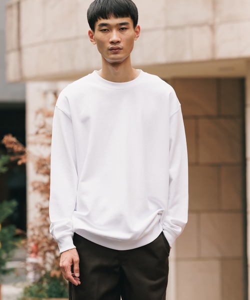 「United Athle」 スウェットカットソー M ミックスグレー メンズ_画像4